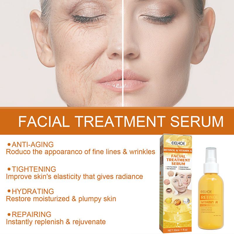 El spray de esencia antiarrugas con retinol 2024 reduce las líneas finas alrededor de los ojos, reduce los poros, ilumina y reafirma la piel. 2024 nuevo_voghion.com