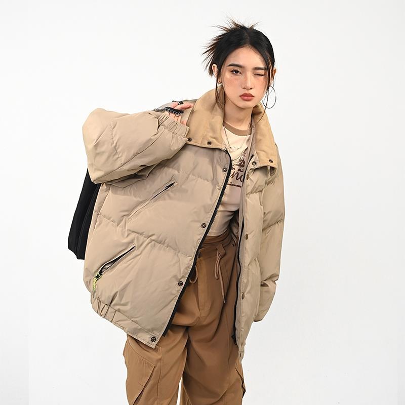 冬季麵包服美式棉服男女國潮棉衣加厚保暖寬鬆工裝外套2023年新款