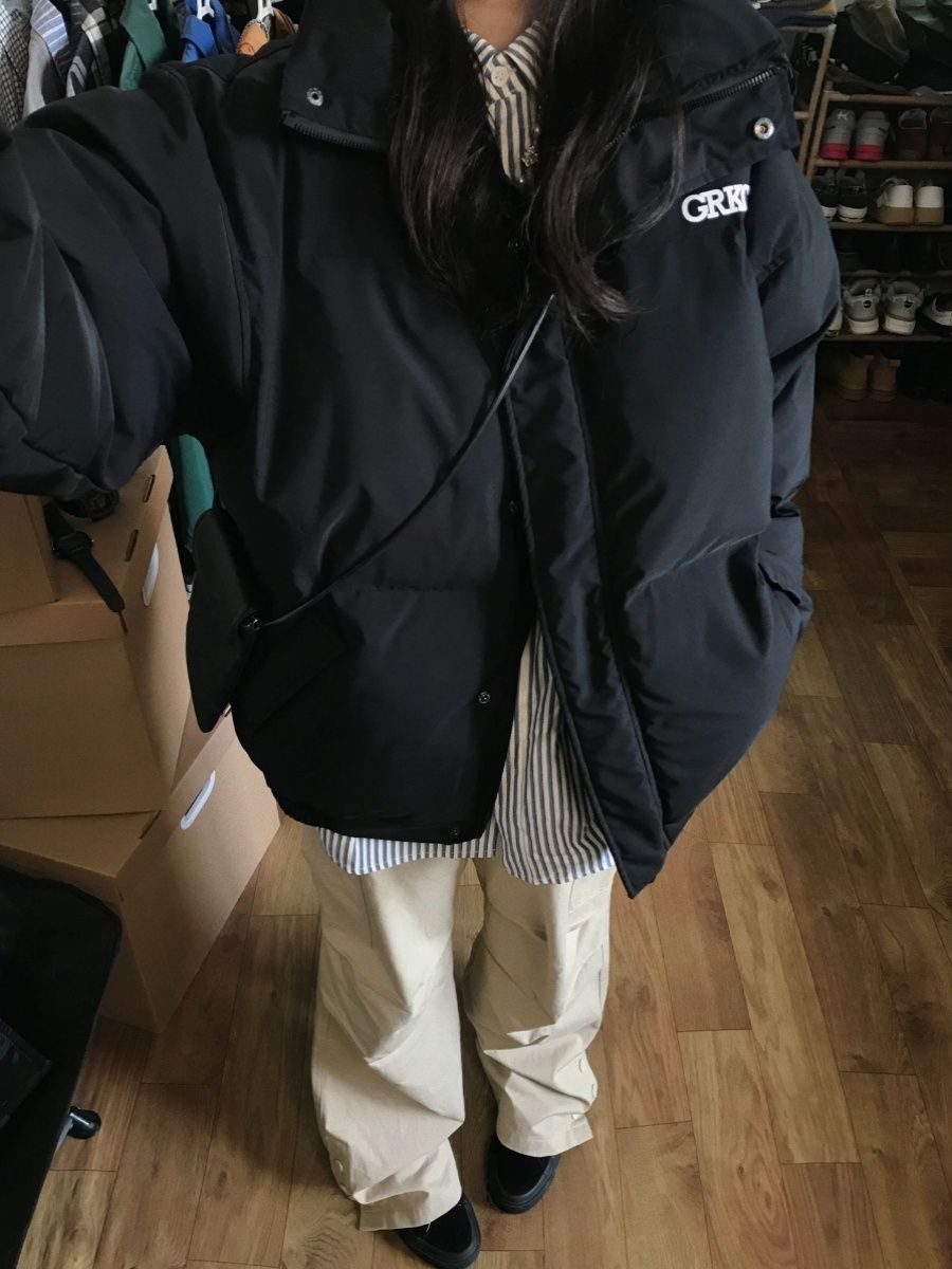 黑色显瘦宽松棉服外套女冬季加厚保暖复古oversize面包服棉衣冬装