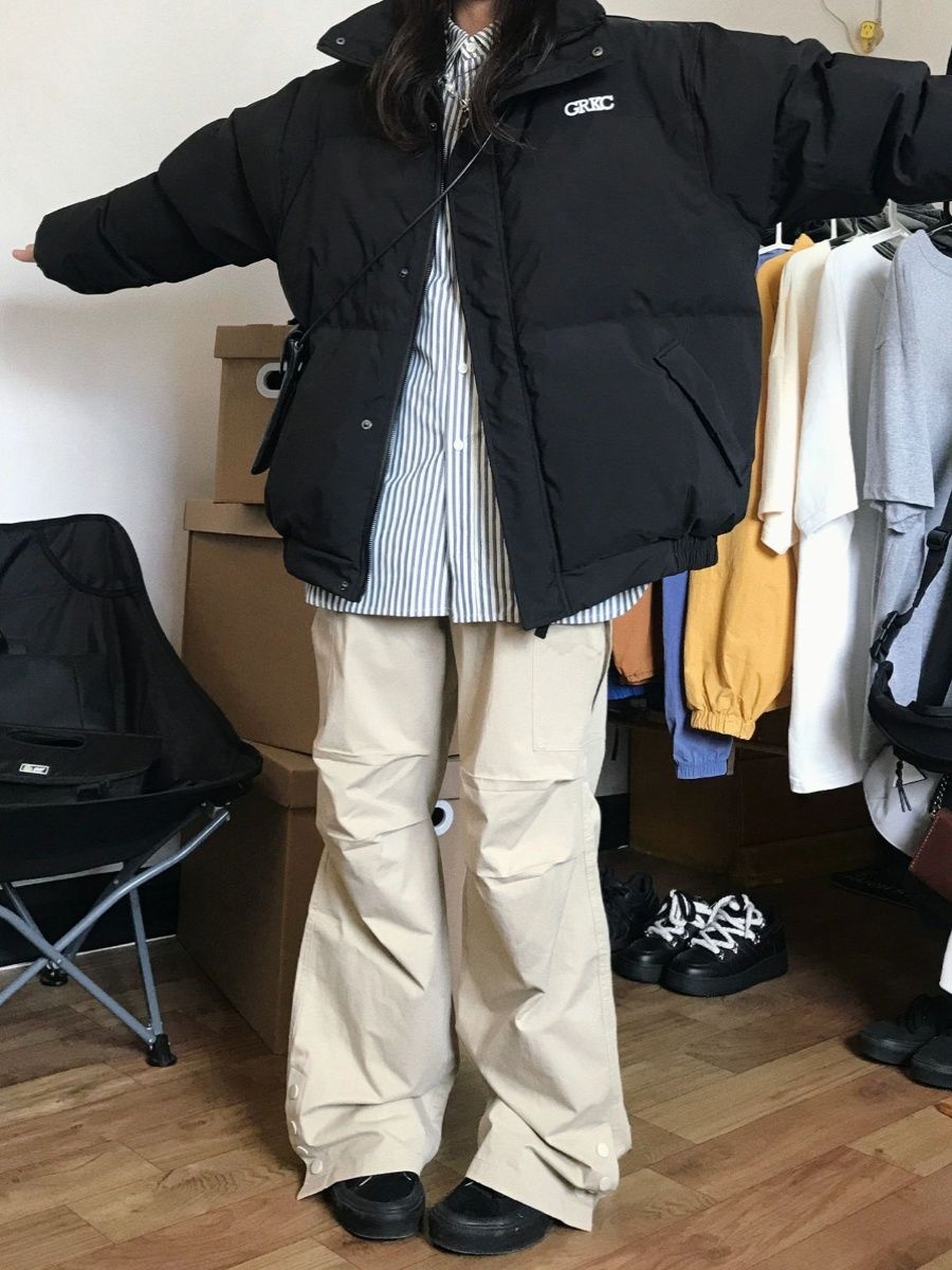 黑色显瘦宽松棉服外套女冬季加厚保暖复古oversize面包服棉衣冬装