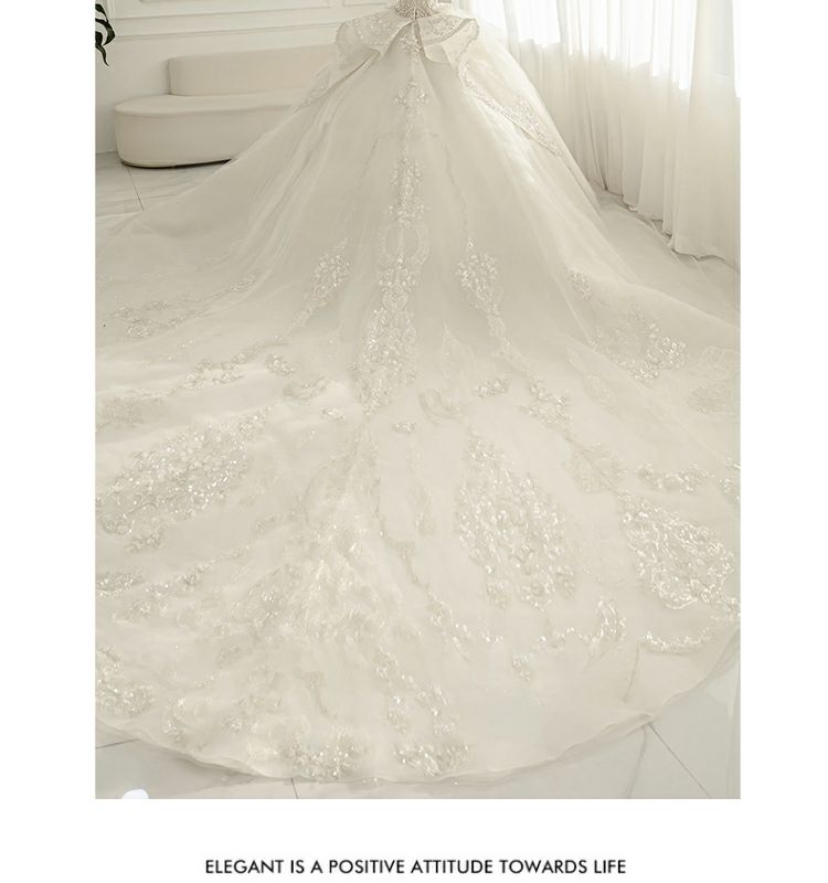 ワンショルダーウェディングドレス2025 花嫁重工業ラージテール