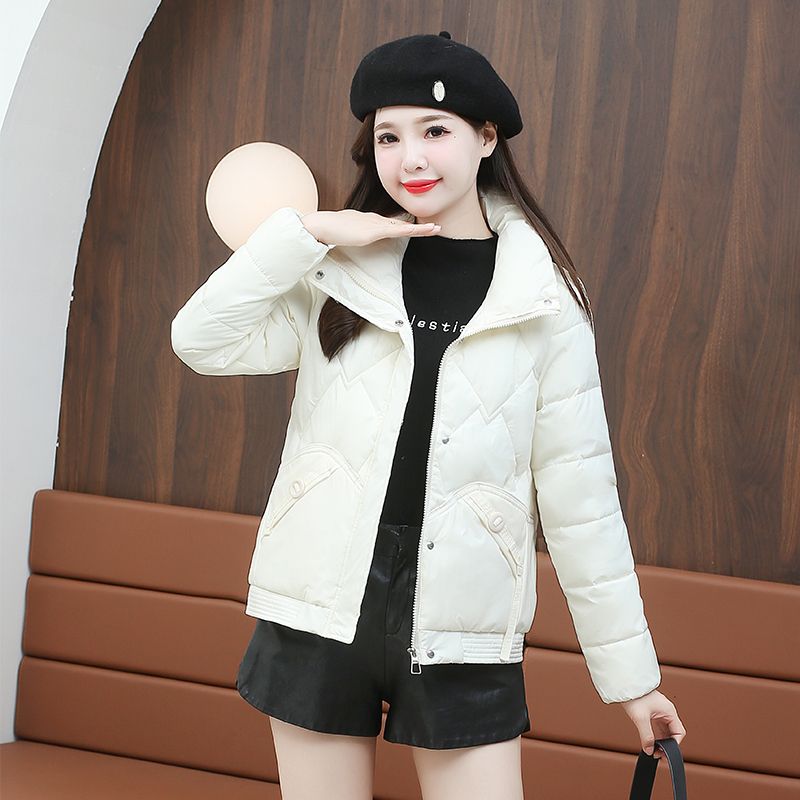 羽絨棉衣棉服女裝2023今年新款流行小個子時尚短款棉襖外套冬