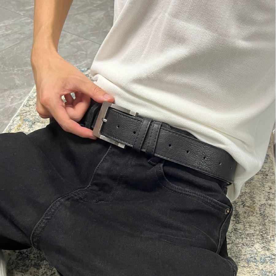 Uusi business-vapaa-ajan trendi neulasoljella varustettu opiskelija monipuolinen leveä malli miesten housuvyö_voghion.com