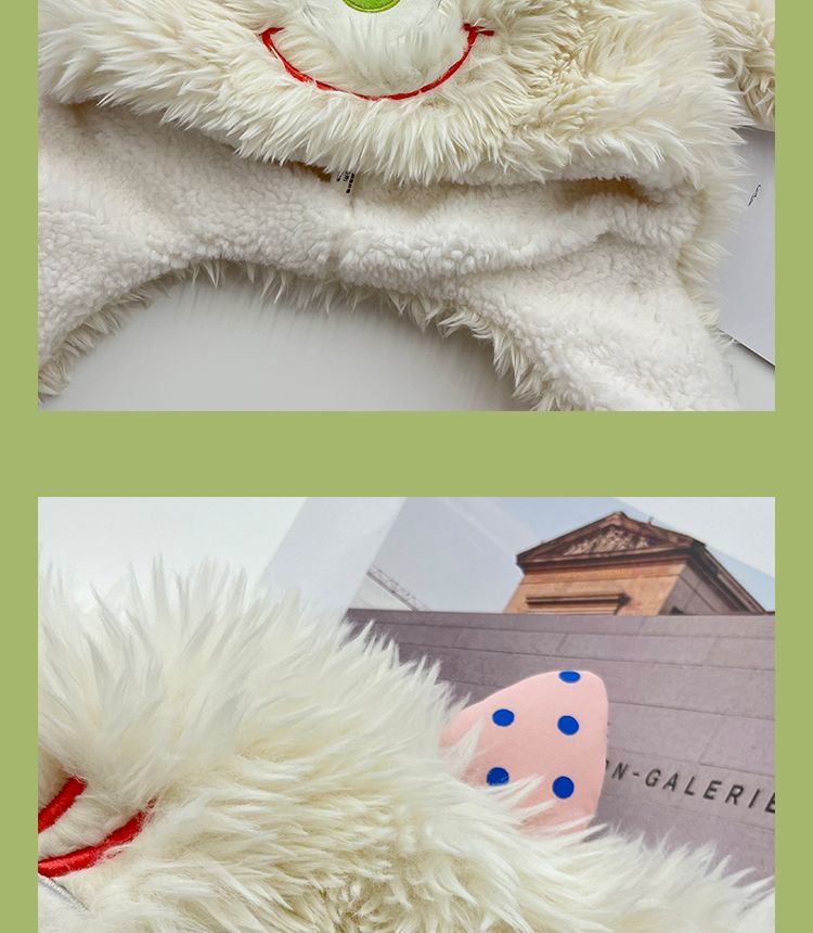 Ears can move~Fury funny Lei Feng cute little monster girl winter, plush hat, warm ear protection, and hood_voghion.com