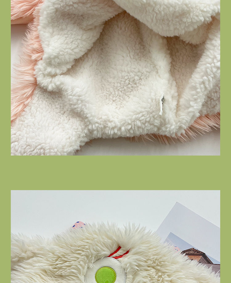 Ears can move~Fury funny Lei Feng cute little monster girl winter, plush hat, warm ear protection, and hood_voghion.com