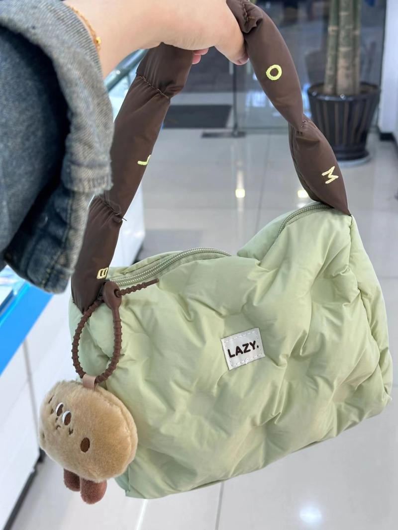 2023 Autumn and Winter New Niche Design Stitching Contrast Color Handbag Casual Cute Underarm Bag Versatile Small Square Bag for Women
