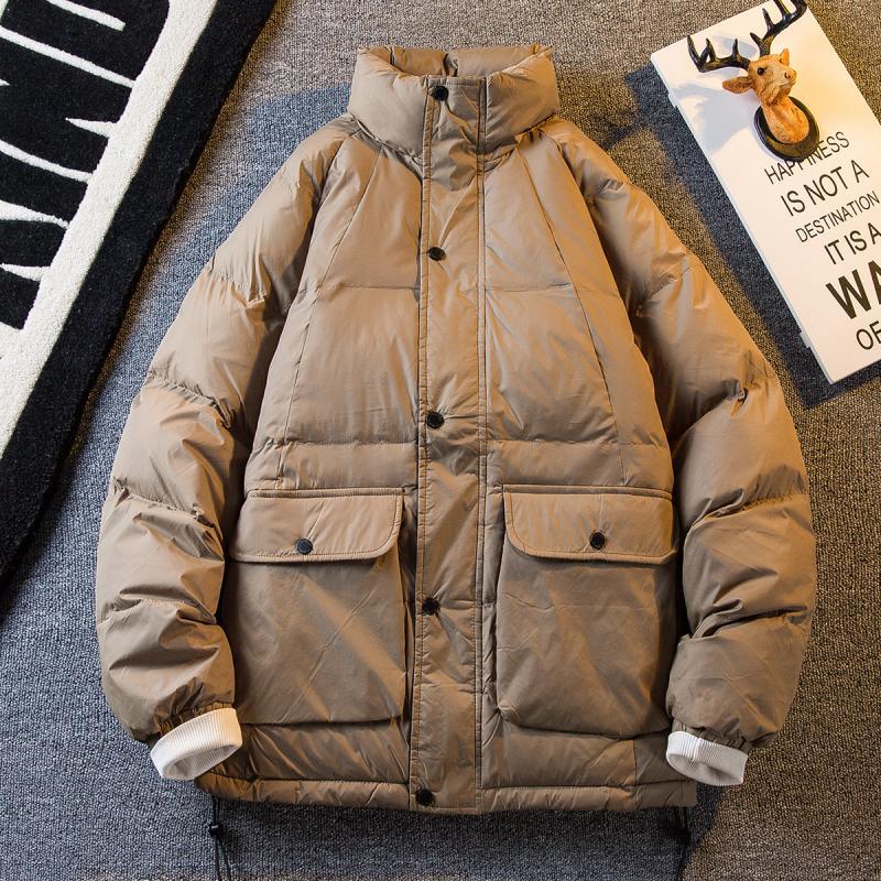 Paul trendy American trendy brand workwear cotton jacket for men in winter new thickened short stand collar cotton jacket winter jacket for men