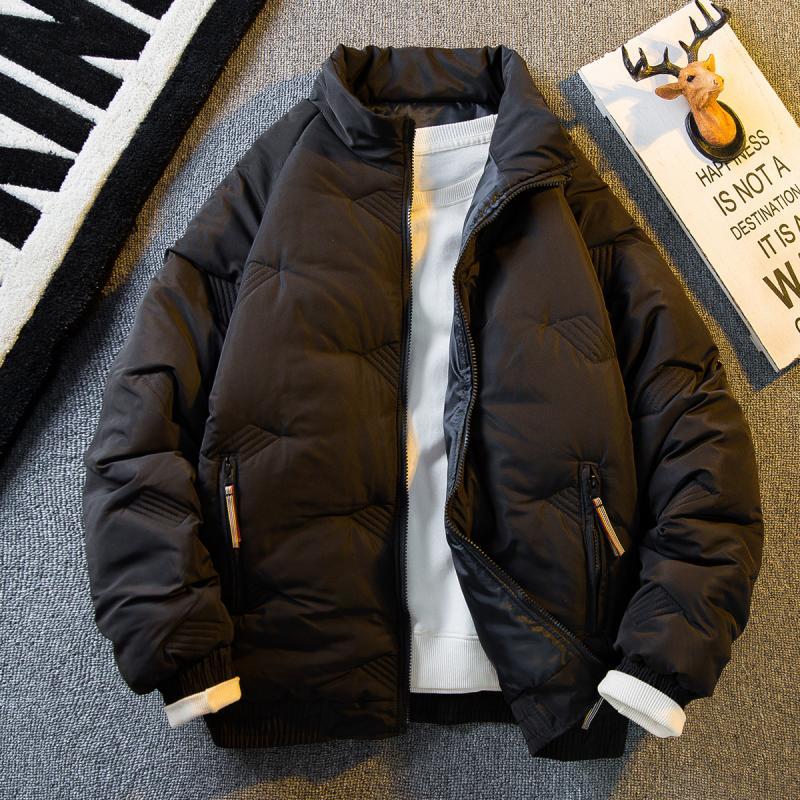 Paul trendy winter thickened outdoor functional stand-up collar cotton coat men's short American bomber jacket cotton coat