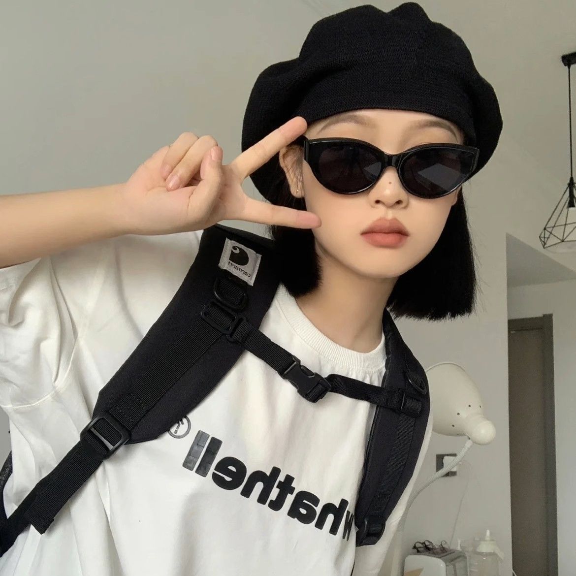 Retro personalized fashionable anti-UV sunglasses Korean version Internet celebrity versatile sunscreen eye protection sunglasses for men and women
