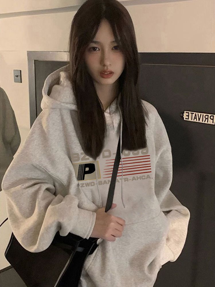 重磅450G純棉美式美拉德潮連帽衛衣男女秋冬巨厚加絨寬鬆情侶外套