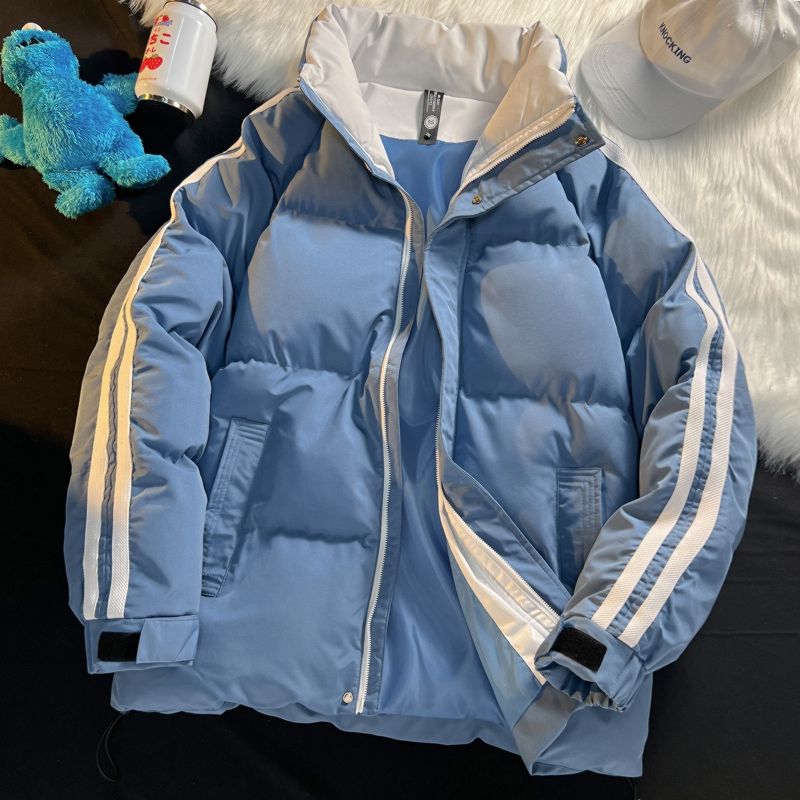棉服棉襖子男士秋冬季防水加厚保暖男生麵包冬裝棉衣情侶外套女生