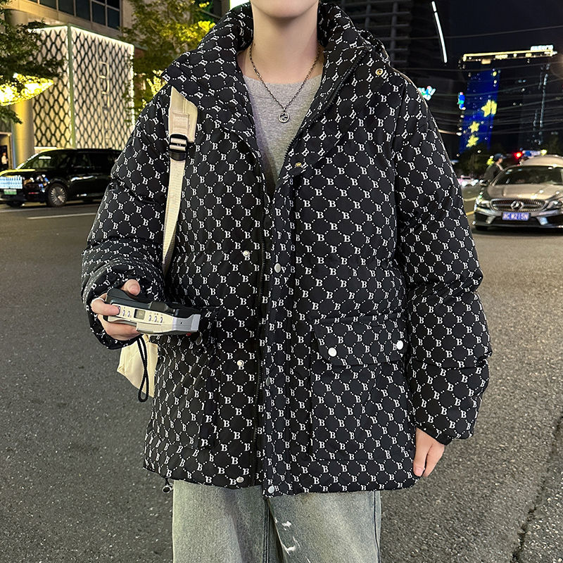 棉服棉襖子男士秋冬季防水加厚保暖男生麵包冬裝棉衣情侶外套女生