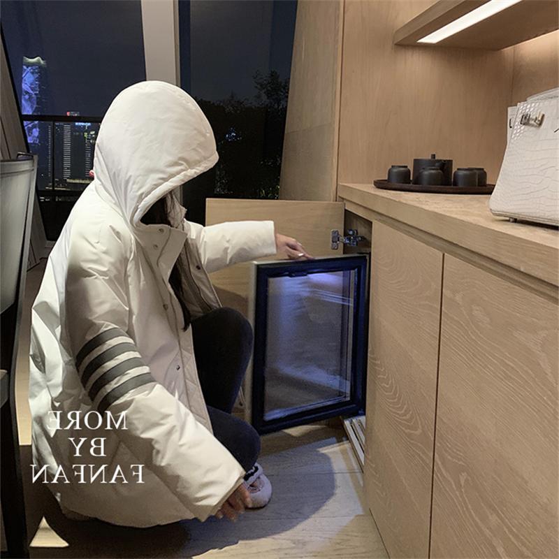 韓版時尚麵包服女冬季新款設計感小眾寬鬆休閒百搭保暖中長款棉服
