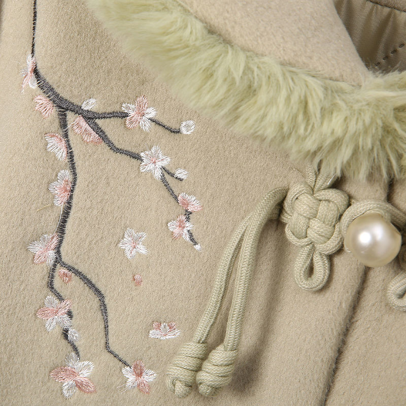 【棉】秋冬款国风旗袍改良汉元素连衣裙日常可穿仙气飘逸宋制大衣