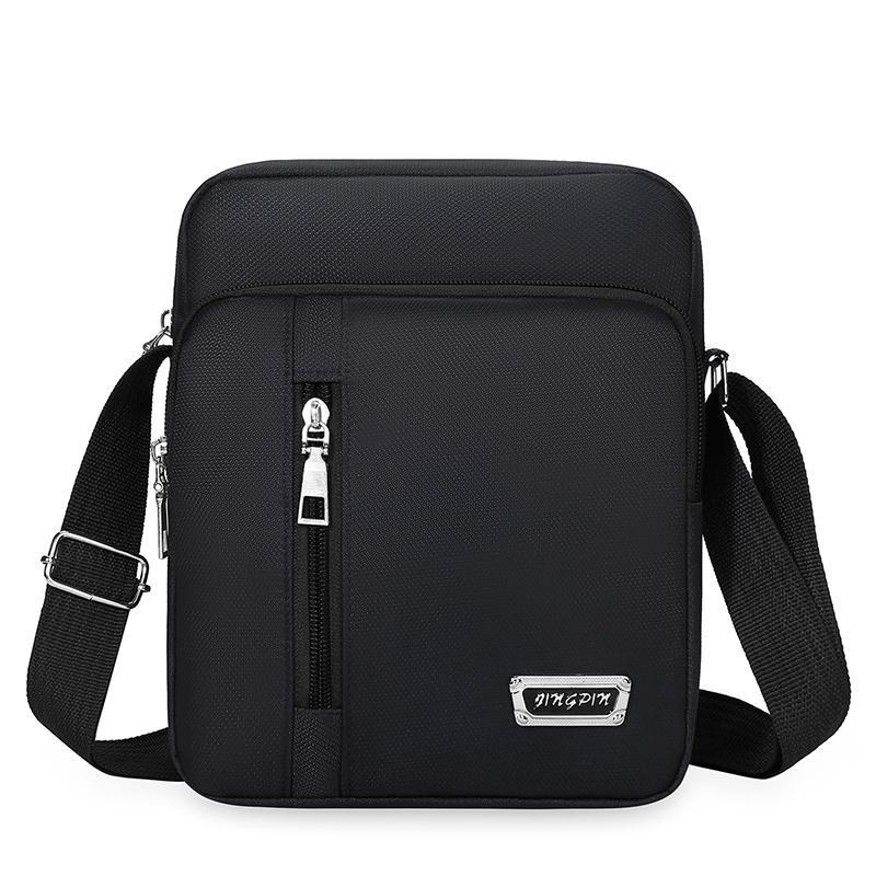 New men's shoulder bag, crossbody bag, mobile phone, casual, fashionable and trendy canvas bag, travel backpack, large capacity men's bag