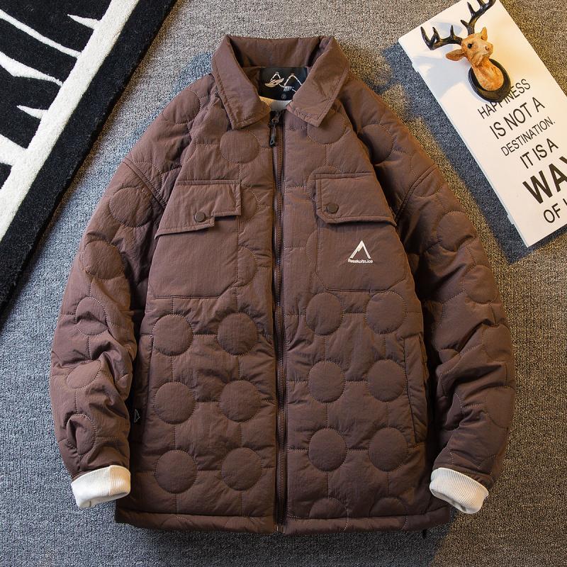 Paul trendy Japanese style retro mountain cotton clothing men's autumn and winter workwear cotton jacket trendy brand lapel cotton jacket