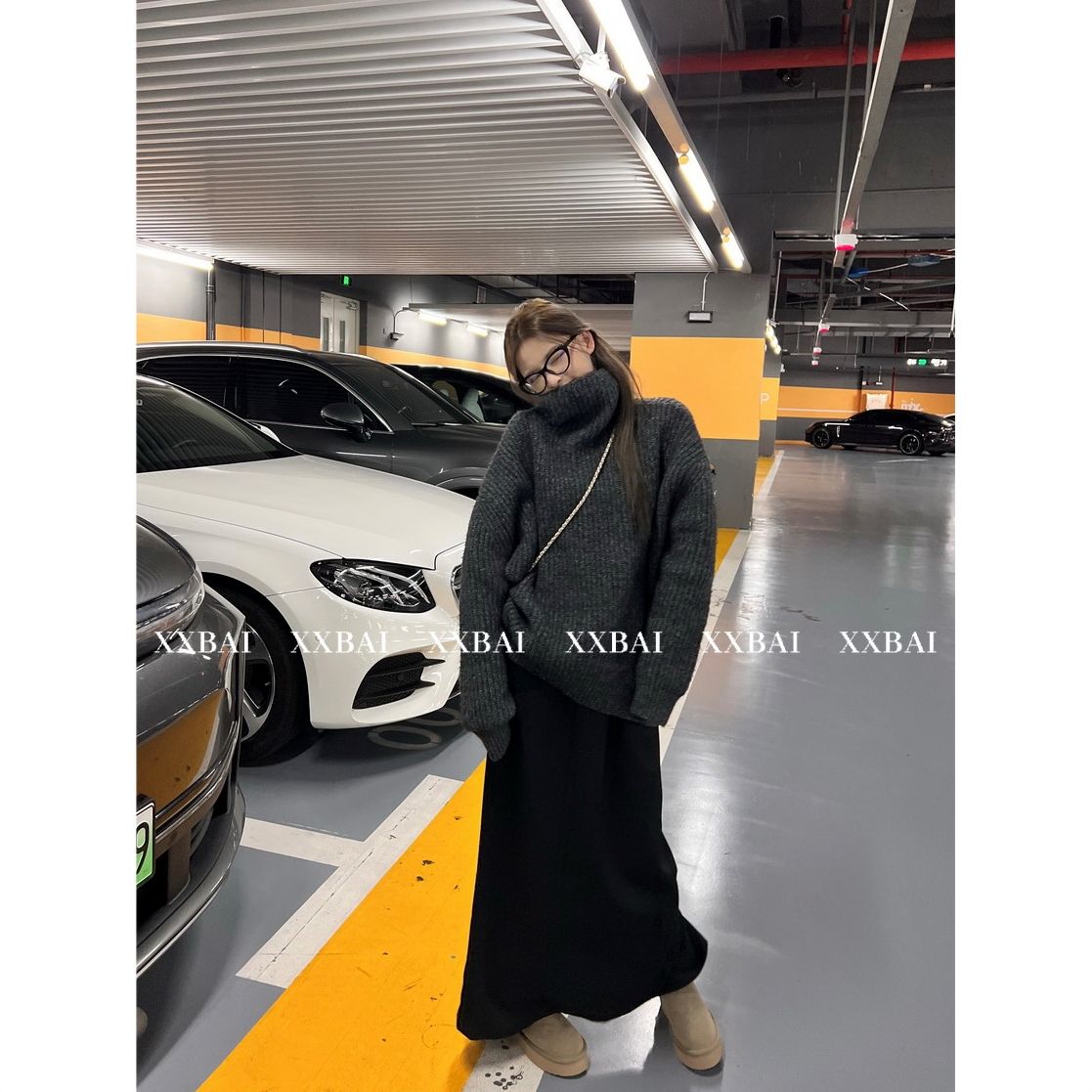 溫暖治癒 慵懶風加厚高領套頭毛衣女小個子寬鬆顯瘦外穿秋冬上衣
