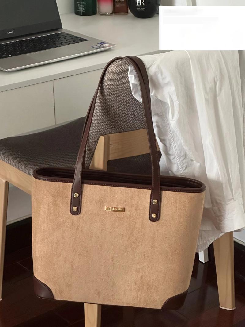 Autumn and winter fashionable casual large-capacity bag 2023 new simple and stylish commuter bag portable retro shoulder bag for women