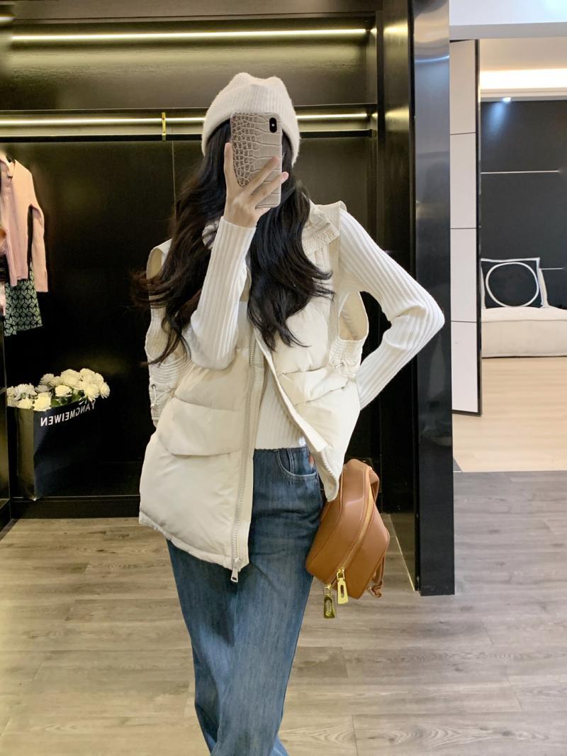 Little Sleeveless Vest Cotton Jacket Women's Autumn and Winter New Style High-Quality Super Nice-looking Loose Casual Versatile Vest