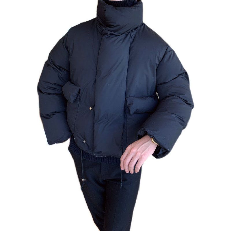年冬季爆款立领加厚棉衣男士韩版港风短款棉服外套潮流面包服