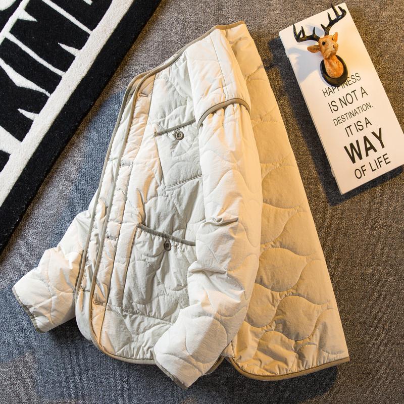 Paul trendy Japanese style cityboy quilted cotton baseball uniform cotton coat men's and women's trendy brand warm cotton jacket jacket