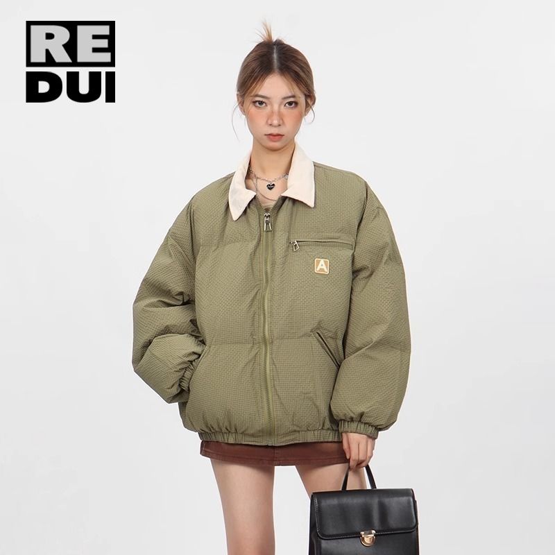 2023新款小眾美式復古棉衣麵包棉服外套男女冬季學院風棉襖潮加厚