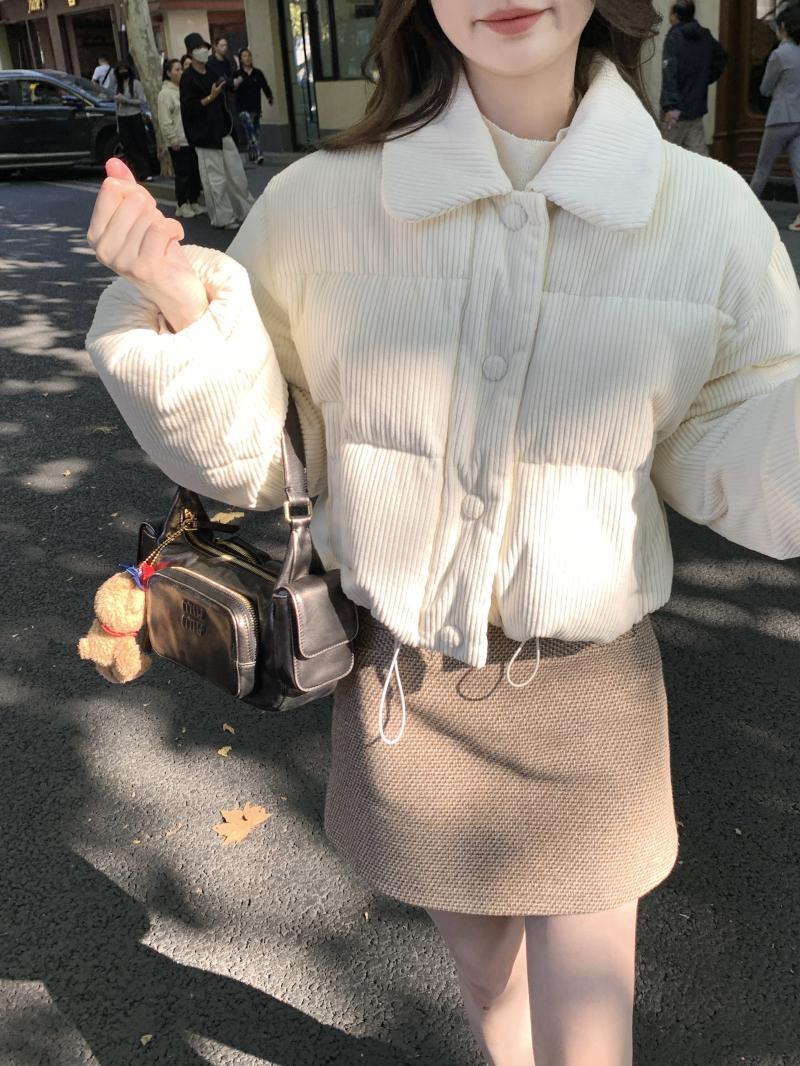 甜美氣質小個子短款棉服女秋冬新款氣質名媛小香風棉服外套ins潮