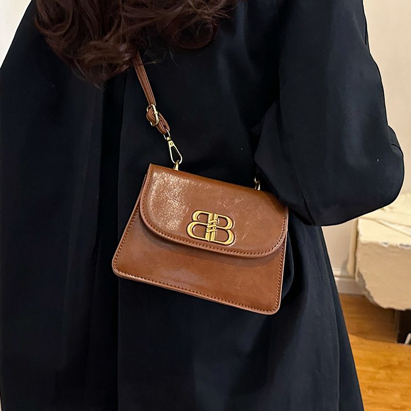 Internet celebrity crossbody bag for women  new high-end fashion shoulder bag for women, versatile ins texture small square bag