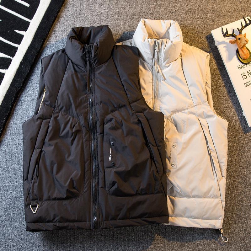 Paul Trendy Winter Light Down Vest Men's 2023 Autumn and Winter New Men's Warm Vest Vest Jacket