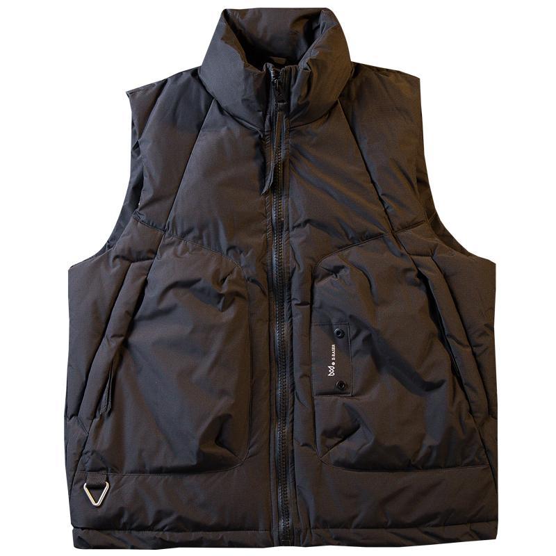 Paul Trendy Winter Light Down Vest Men's 2023 Autumn and Winter New Men's Warm Vest Vest Jacket
