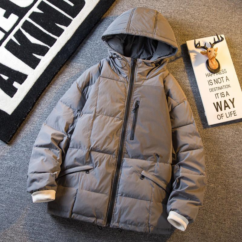 保羅潮品山系戶外連帽防風工裝棉服男款冬季潮牌保暖加厚棉襖外套