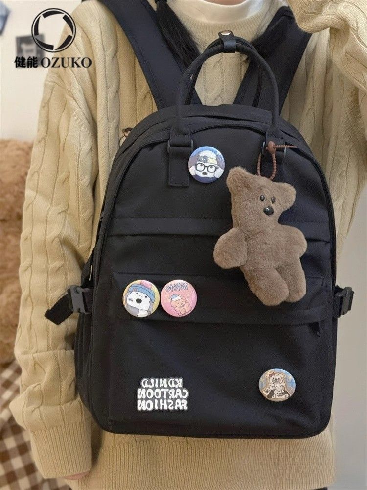 日系学院风书包少女韩版初高中学生双肩包大容量旅行背包潮