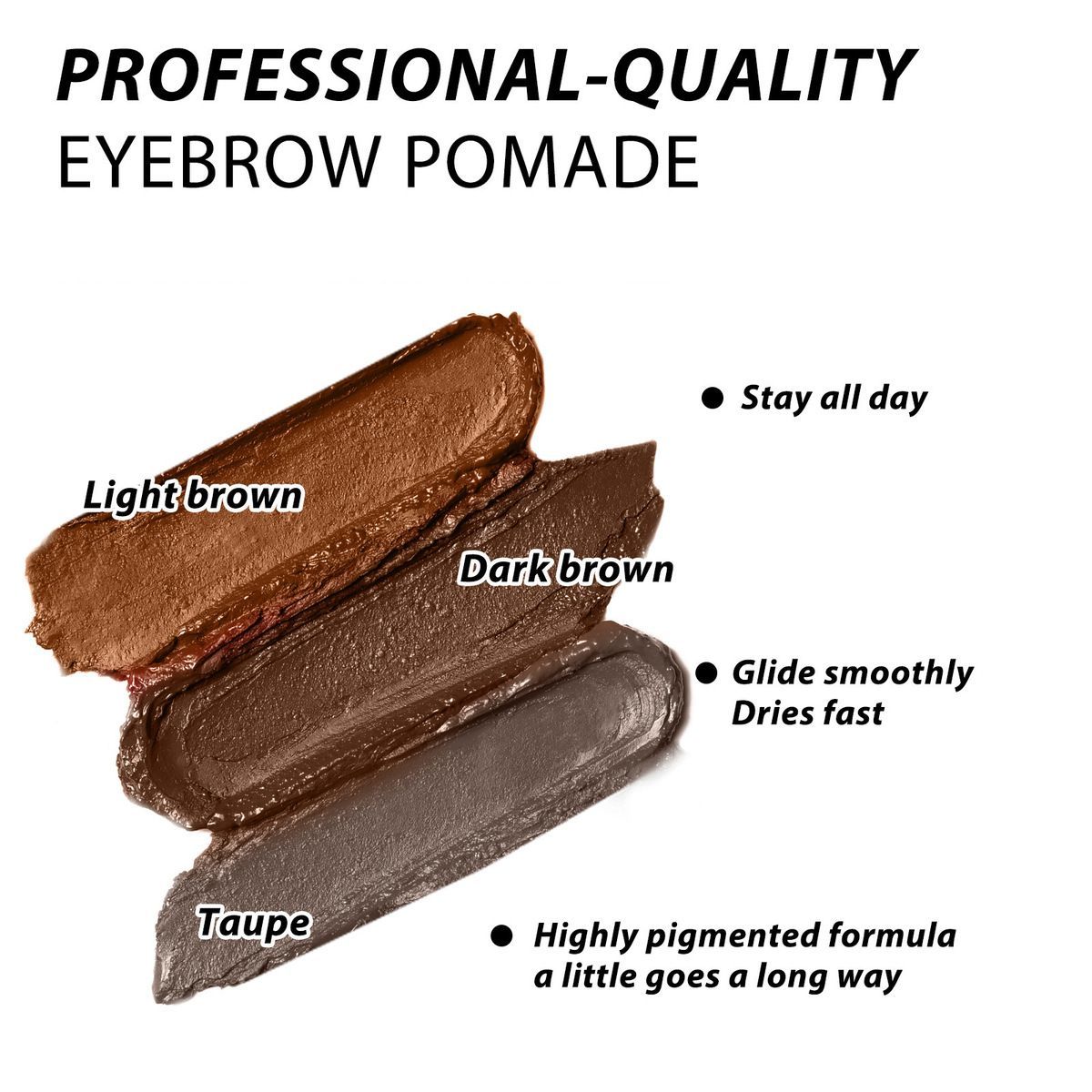 Eyebrow gel is waterproof, quick drying, fading, non smudging, and smooth to create a three-dimensional natural wild_voghion.com
