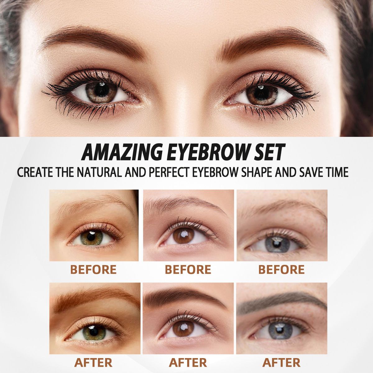 Eyebrow gel is waterproof, quick drying, fading, non smudging, and smooth to create a three-dimensional natural wild_voghion.com