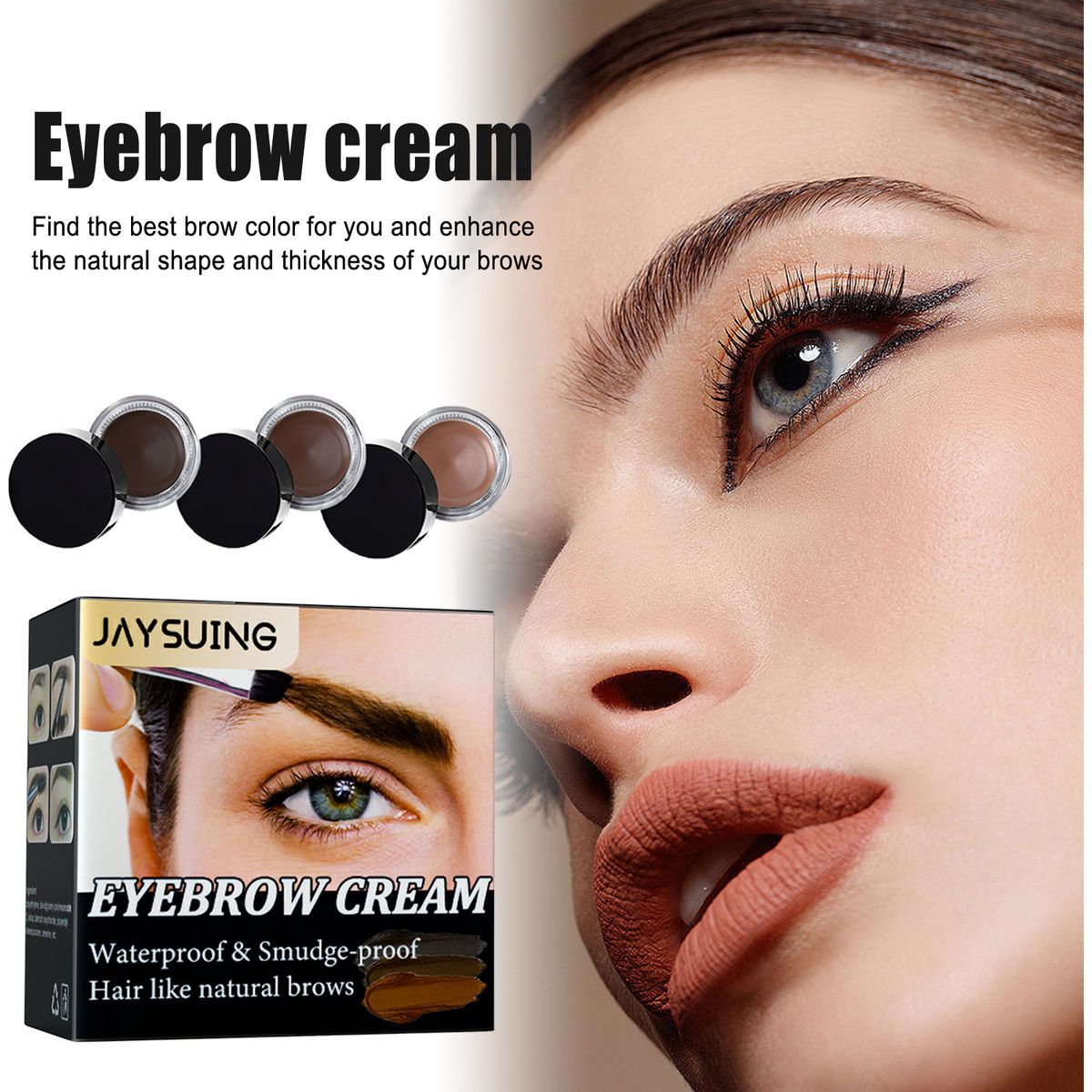 Eyebrow gel is waterproof, quick drying, fading, non smudging, and smooth to create a three-dimensional natural wild_voghion.com