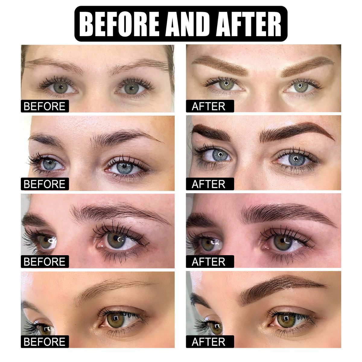 Eyebrow gel is waterproof, quick drying, fading, non smudging, and smooth to create a three-dimensional natural wild_voghion.com