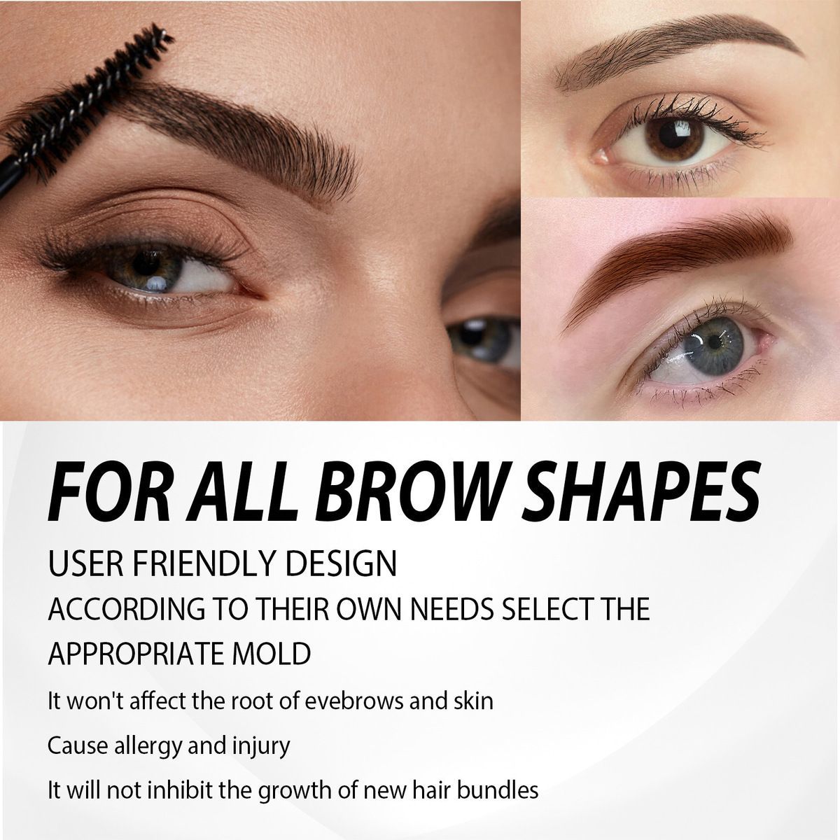 Eyebrow gel is waterproof, quick drying, fading, non smudging, and smooth to create a three-dimensional natural wild_voghion.com