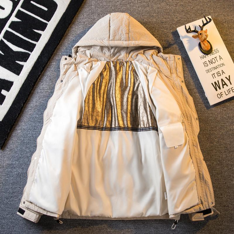 Paul trendy mountain series outdoor mountaineering down jacket men's winter retro warm windproof workwear cotton jacket for men