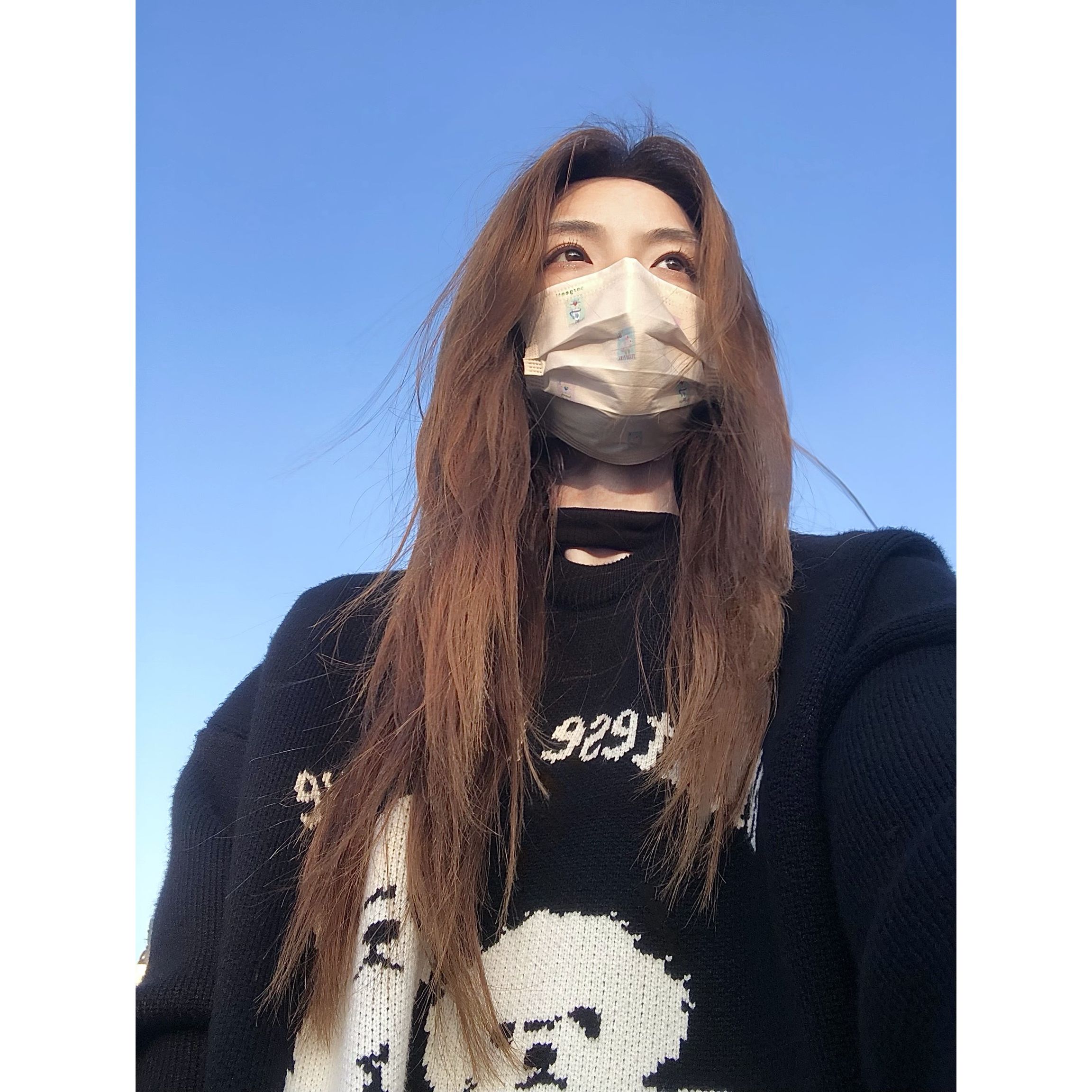卡通小狗毛衣女冬季新款寬鬆慵懶風日系軟糯套頭針織衫打底上衣