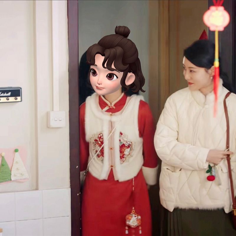 旗袍新中式文藝超仙國風訂婚服秋冬日常可穿拜年服漢服女2023新款