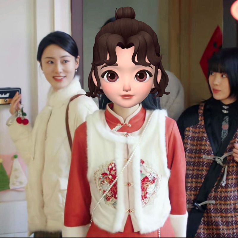 新中式國風漢服兩件套馬甲旗袍喜慶超仙拜年服連衣裙套裝日常可穿