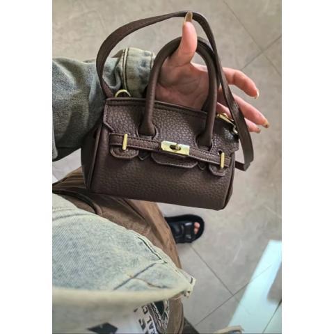 Autumn and winter retro style Birkin bag 2023 new niche trend commuter Kelly bag American fashion hottie crossbody bag