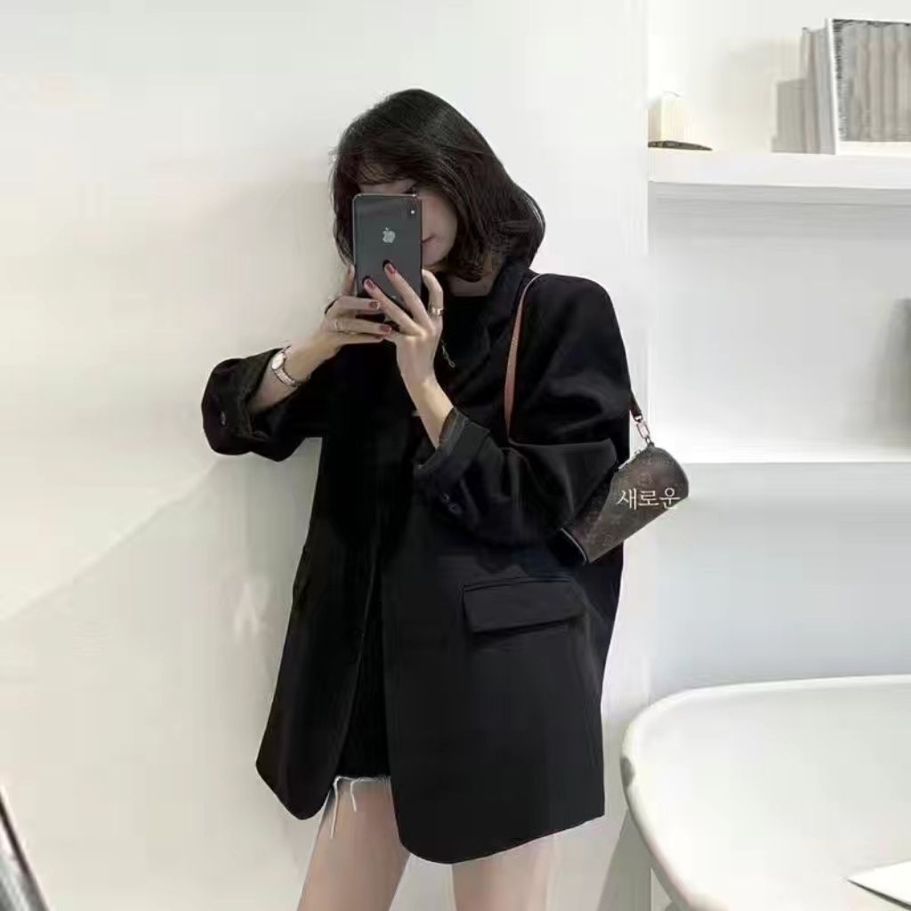 韓版小西裝外套女西服上衣休閒春秋新款氣質網紅厚款小個子高級感