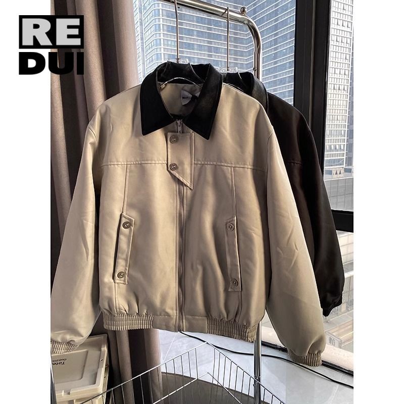 美式高街復古美拉德穿搭棒球服夾克cleanfit高級感外套男女百搭潮