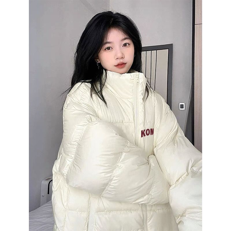 oversize couple wear winter cotton coat women ins trend  new Korean style loose bread coat jacket for men and women