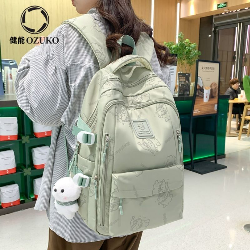 書包女韓版大容量輕便減負背包大學生簡約高中初中生雙肩包