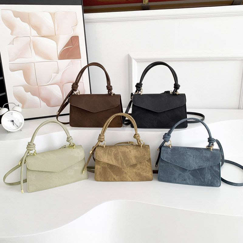 This year's popular small bags for women summer 2024 new trendy fashion handheld small square bag Internet celebrity simple one-shoulder crossbody bag