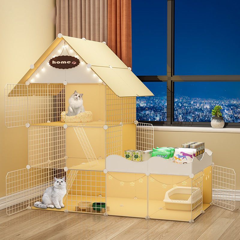超大猫笼别墅家用室内猫咪用品猫屋猫舍猫城堡多层厕所一体猫笼子