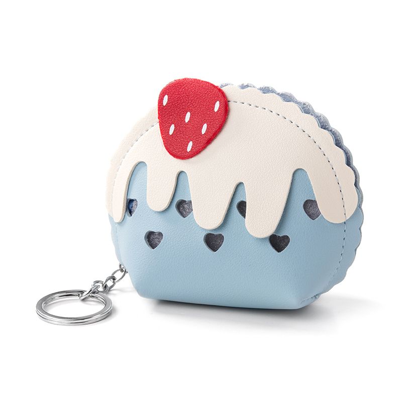 Strawberry Cake Coin Purse Creative Internet Celebrity Women Key Cute Card Holder Mini Earphone Large Capacity Store_voghion.com