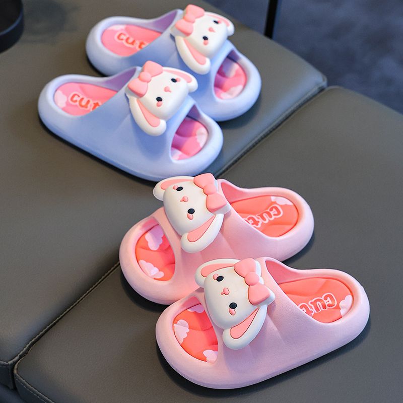 Children's summer cute slippers for girls indoor boys non-slip children's baby bathroom bath children's home slippers